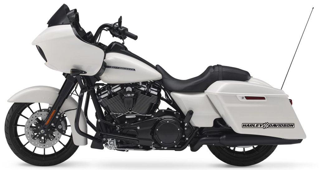 HD Tilted Shield Saddlebag Decal | Gladiator Graphics